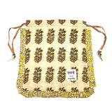 【saruche】ショッパーバッグM - リーフ・サンド -