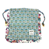 【saruche】ショッパーバッグM - ブルー・ブルーム -