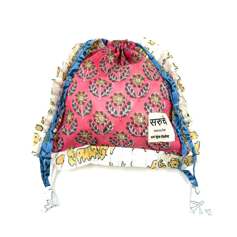 【saruche】ショッパーバッグS - ピーチ・ドロップス -