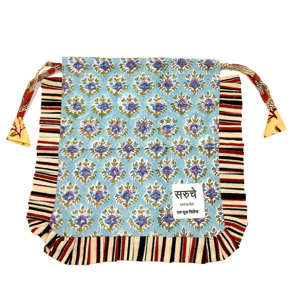 【saruche】ショッパーバッグS - ミントガーデン -