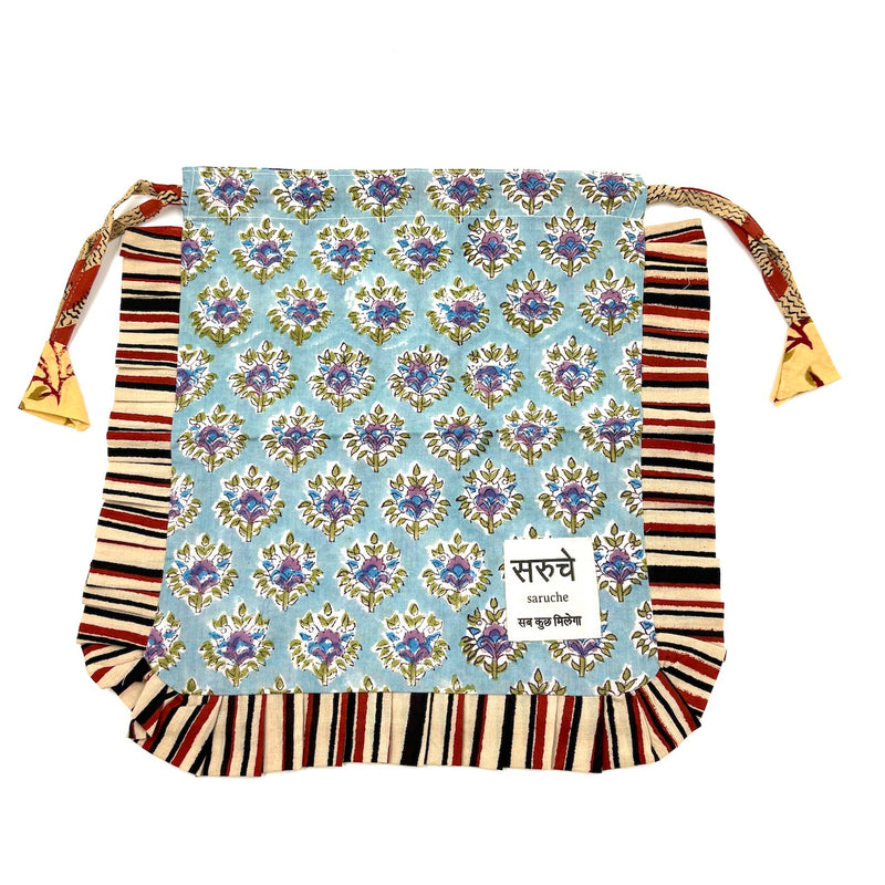 【saruche】ショッパーバッグS - ミントガーデン -