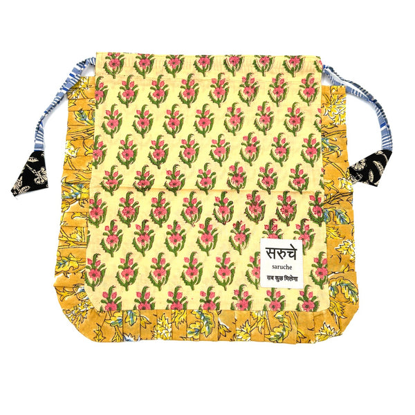 【saruche】ショッパーバッグS - ブルームーン・リーフ -