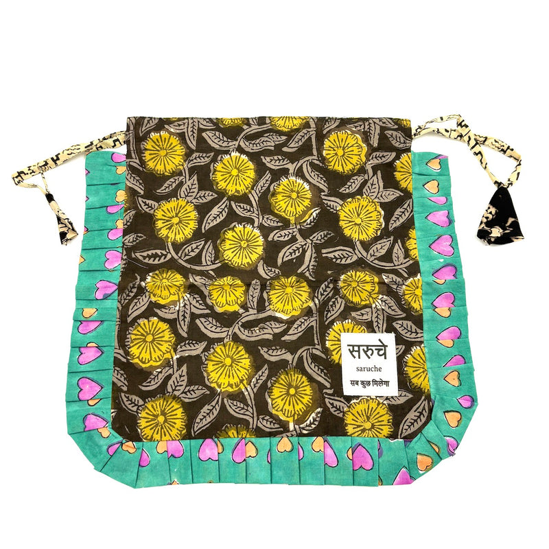 【saruche】ショッパーバッグS - レモンブロッサム -