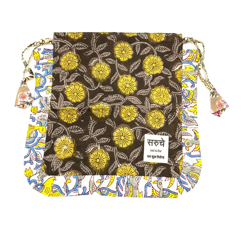 【saruche】ショッパーバッグS - レモンブロッサム -