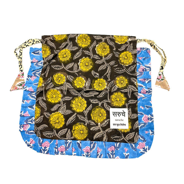 【saruche】ショッパーバッグS - レモンブロッサム -