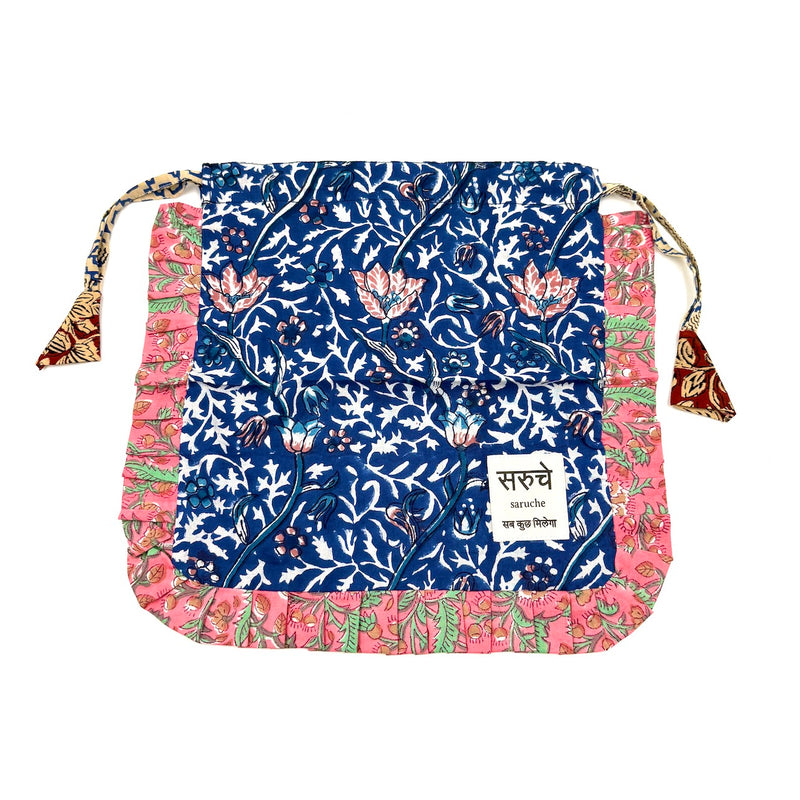 【saruche】ショッパーバッグS - コーラルフォレスト -