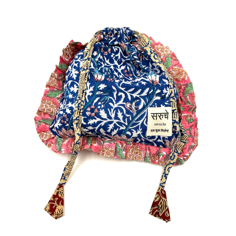 【saruche】ショッパーバッグS - コーラルフォレスト -