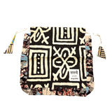 【saruche】ショッパーバッグS - トライバルスクエア -