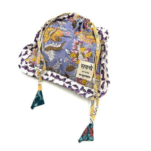 【saruche】ショッパーバッグS - ラベンダーガーデン -