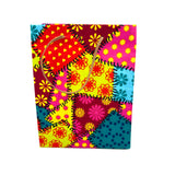 アフリカンプリント・ビッグテディw/ギフトバッグ - カラフルブーケ -