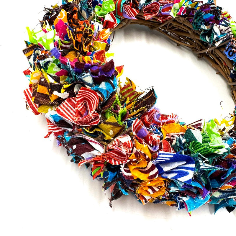 アフリカンプリント・カラフルリースセット