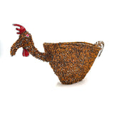 ニワトリ・ビーズ・バスケットL-オレンジ-