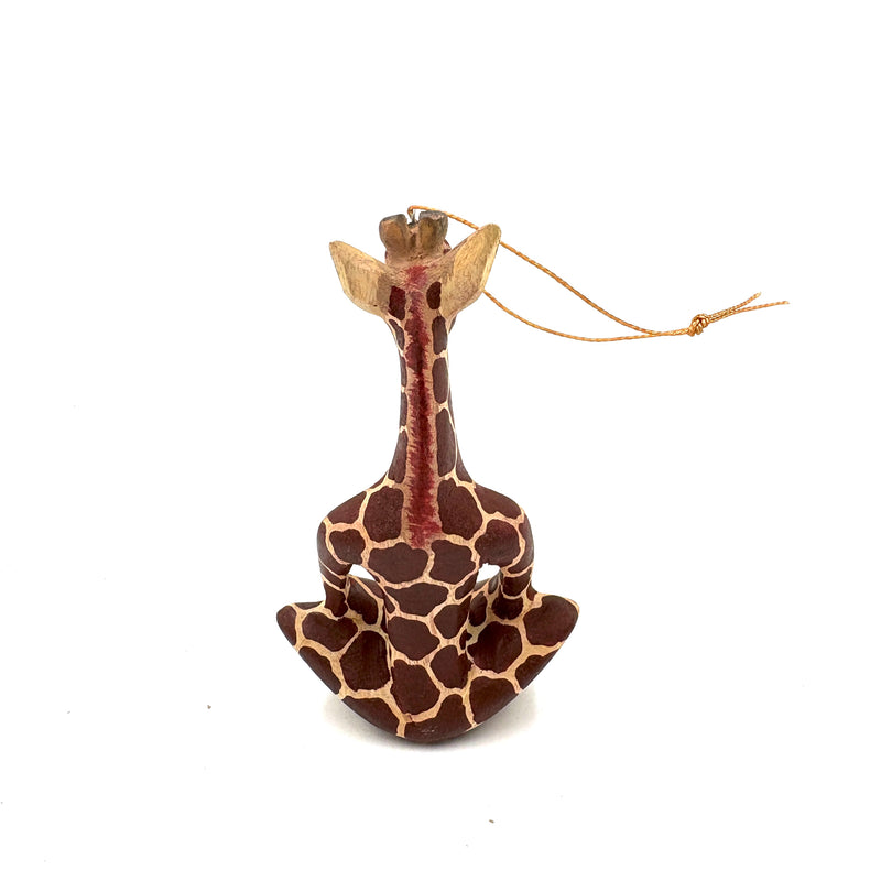 ヨガ・ウッドジラフ・チャーム