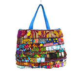 アフリカンプリント・フリル・スクエアバッグ - ５ -