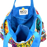 アフリカンプリント・フリル・スクエアバッグ - ５ -