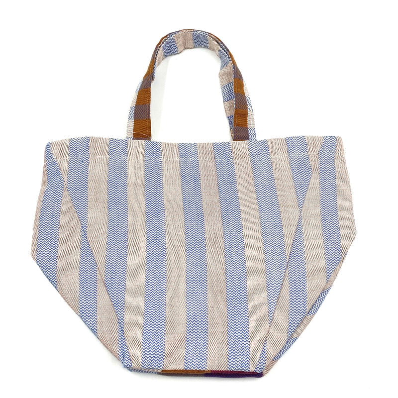 Kikoi Striped bucket tote