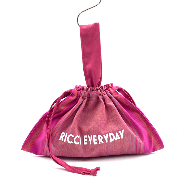 One Handle Kinchaku - Baby Pink -