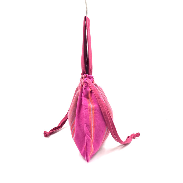 One Handle Kinchaku - Baby Pink -