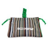 One handle, kin -chasta, satin -green x brown-