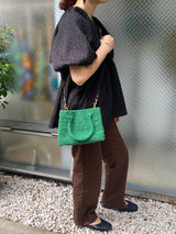 Paperbeads: colorful bag with straps -- Midori-Midori