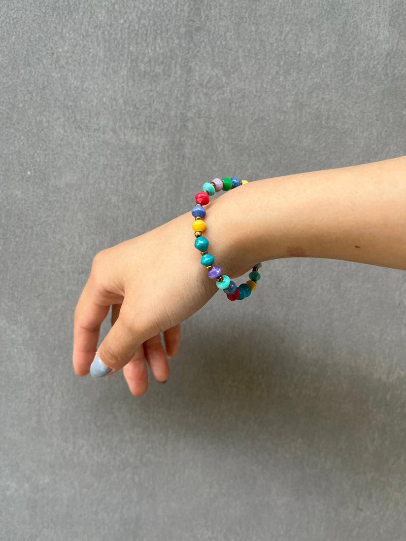 Paper Beads Beatrice Bracelet