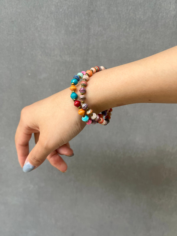 Paper Beads Beatrice Bracelet