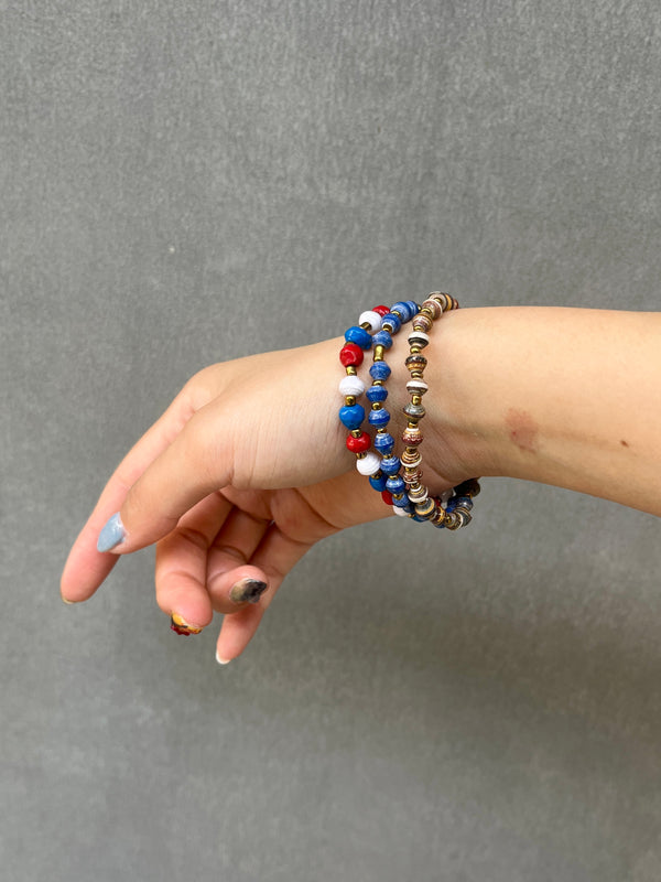 Paper Beads Beatrice Bracelet