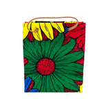 アフリカンプリント・ミディテディw/ギフトバッグ - サンフラワー・ブレイズ -