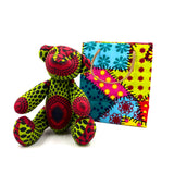 アフリカンプリント・ミディテディw/ギフトバッグ - フェスティバル・パッチ -