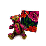 アフリカンプリント・ミディテディw/ギフトバッグ - ルビー・ブルーム -