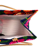 アフリカンプリント・ミディテディw/ギフトバッグ - ルビー・ブルーム -