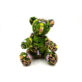 アフリカンプリント・ミディテディw/ギフトバッグ - ジャングル・エメラルド -