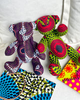 アフリカンプリント・ミディテディw/ギフトバッグ - モダングラフ -