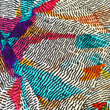 アフリカンプリント生地 - カレイド・フロー -