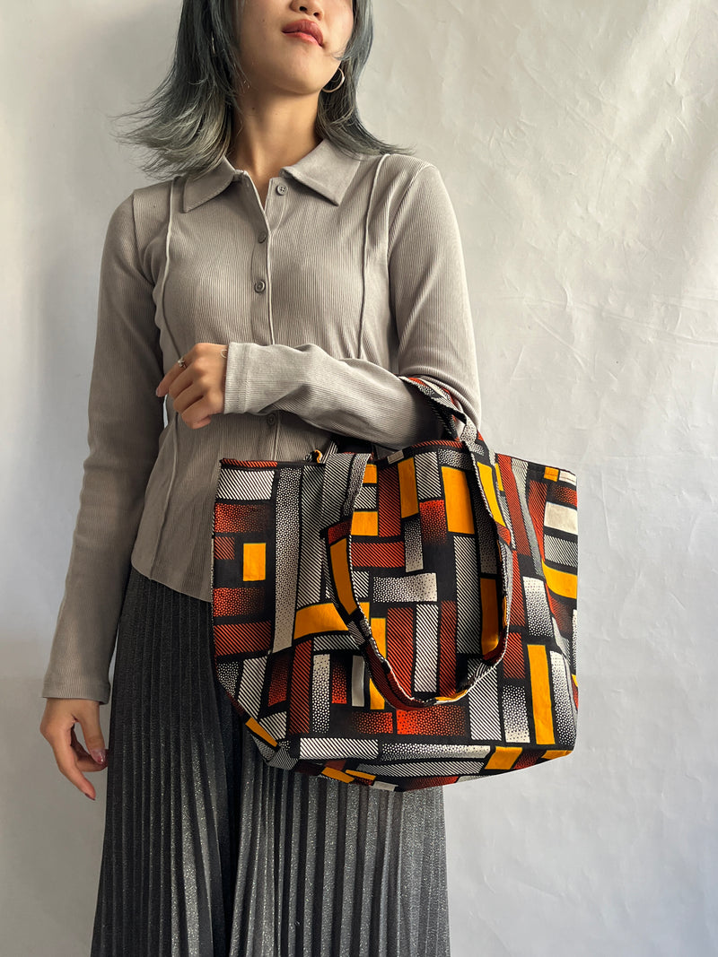 Fabric Book Tote -Pattern name-