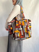 Fabric Book Tote -Pattern name-