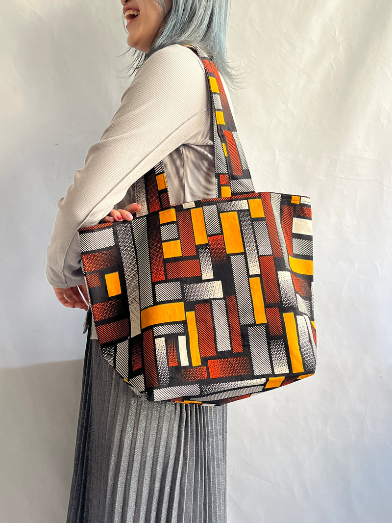 Fabric Book Tote -Pattern name-
