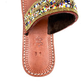 カラフル・ビーズ・サンダル - ロイヤル・メダリオン -