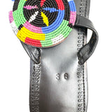 カラフル・ビーズ・サンダル - トライバル・サークル -