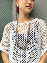 Paper-Beaded・ Christine Necklace -Colorful Candy-
