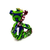 アフリカンプリント・ミニテディ・チャーム - ナイルの水面 -