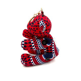 アフリカンプリント・ミニテディ・チャーム - カバの涙 -