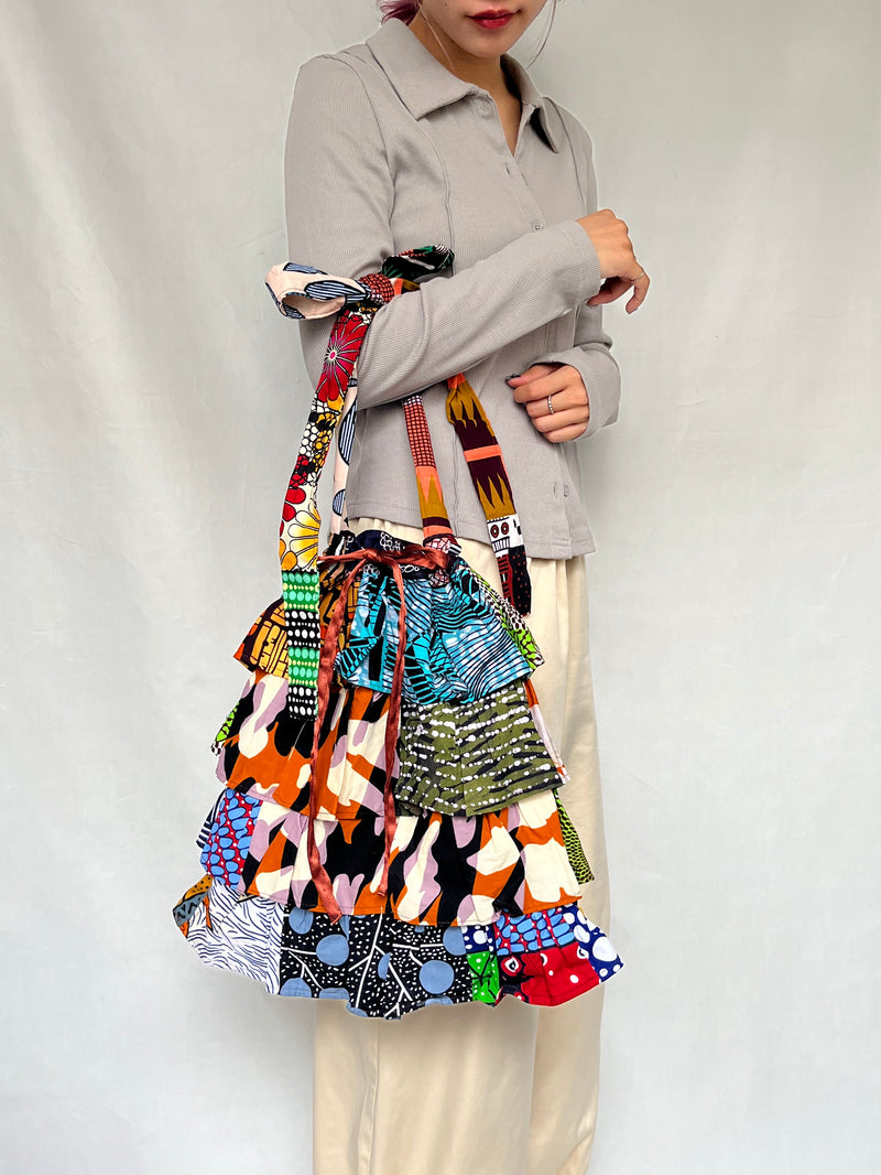 プリント・フリル・トート - 17 -