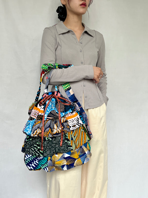 プリント・フリル・トート - 4 -