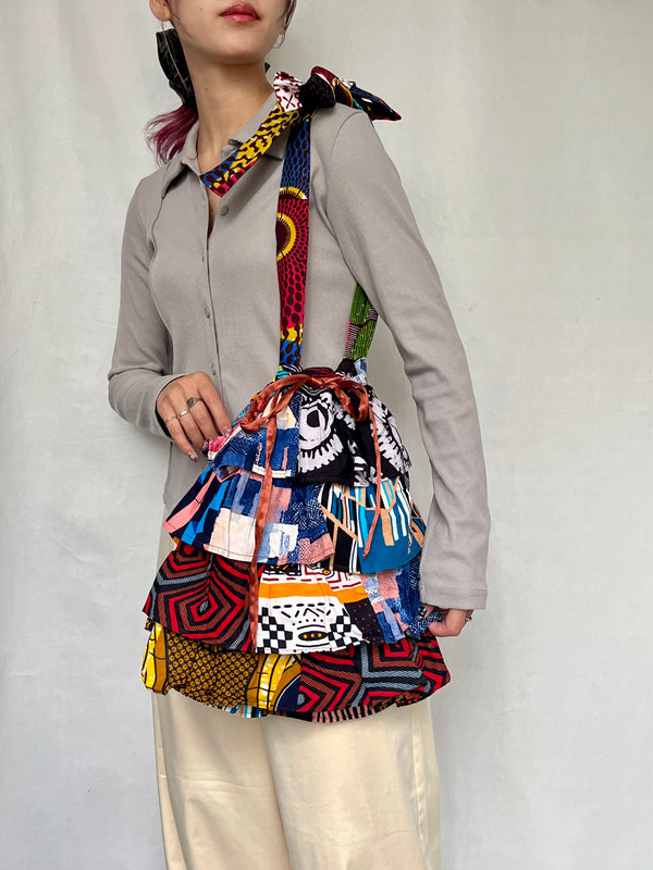 プリント・フリル・トート - 8 -