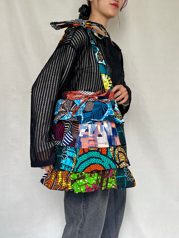 プリント・フリル・トート - 9 -