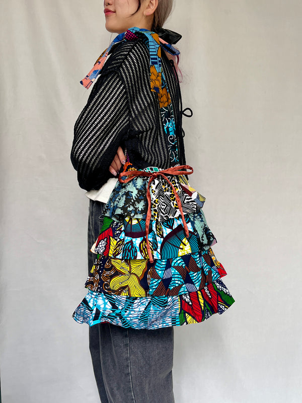 プリント・フリル・トート - 3 -