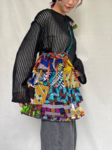 プリント・フリル・トート - 1 -