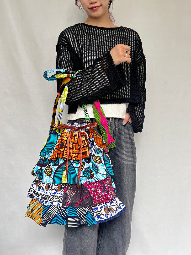 プリント・フリル・トート - 6 -