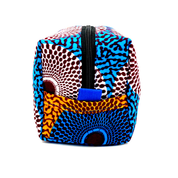Korokoro Pouch M -Eye Blue Orange White & Orange Blue-